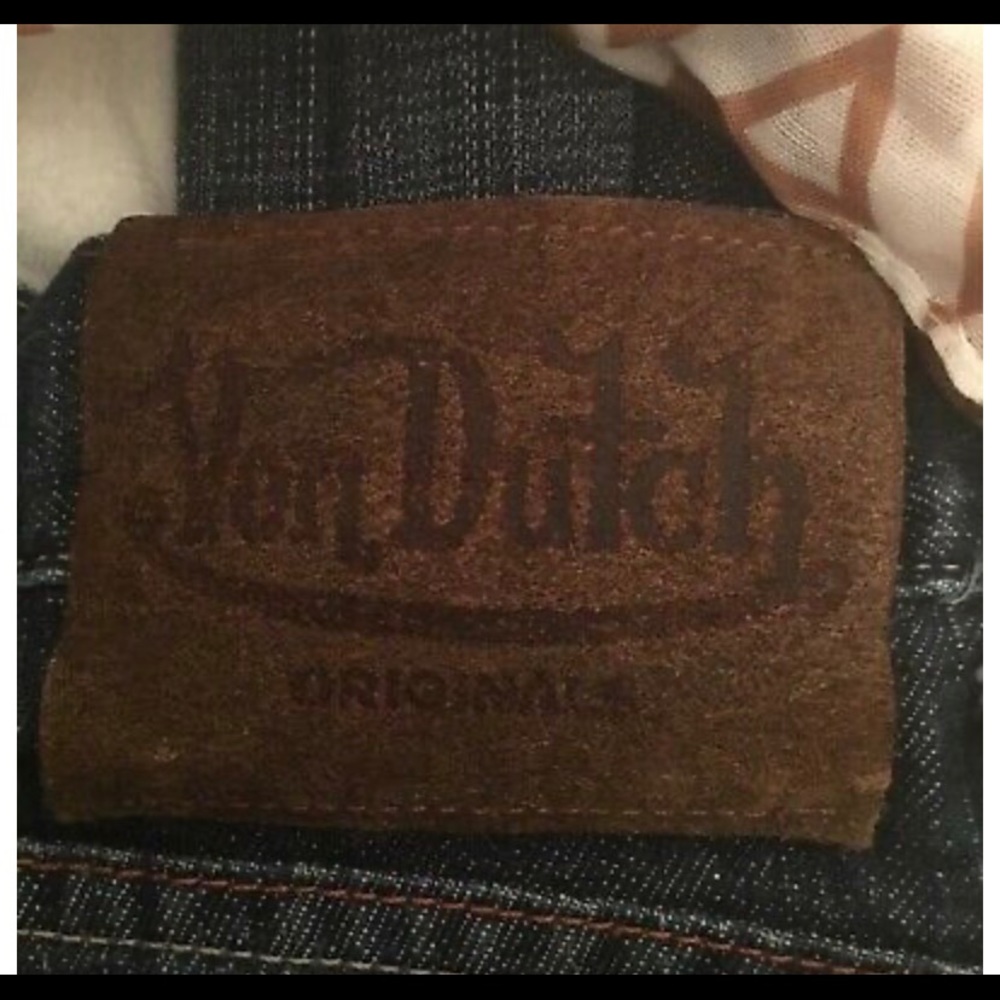 RARE VON DUTCH HAND HELD OR SHOULDER PURSE